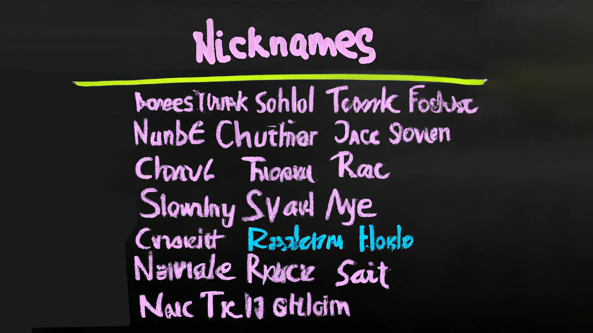 choose nickname