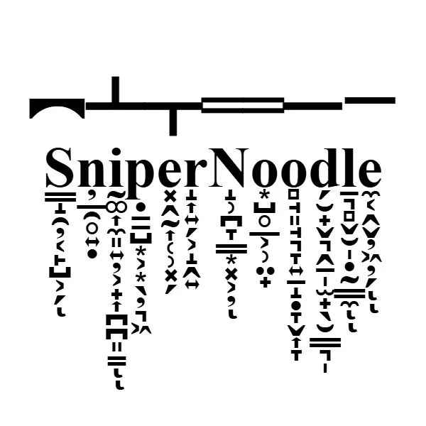 Glitch Text Gamer Logo