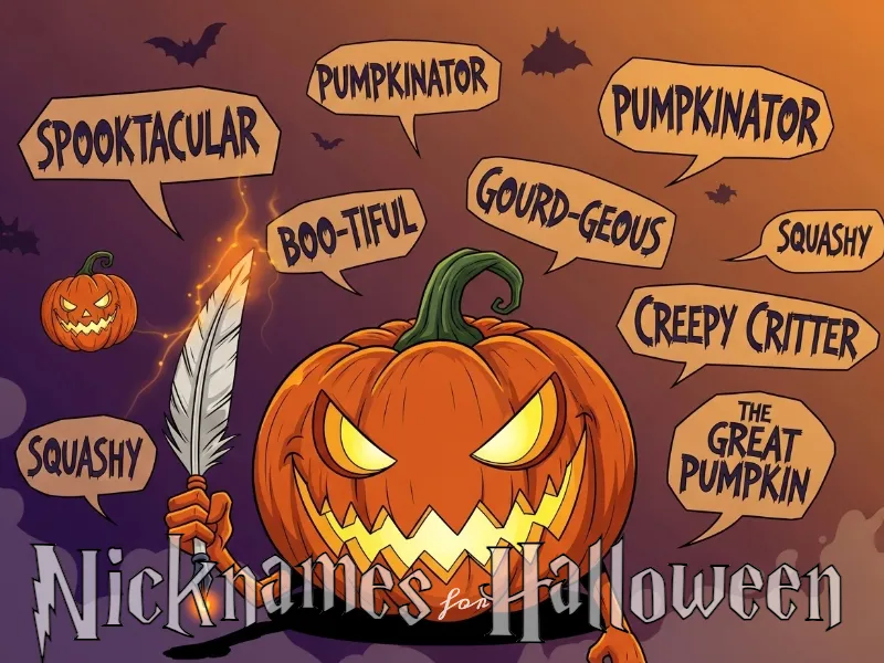 halloween nicknames
