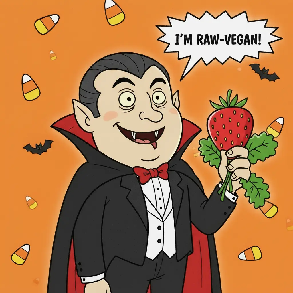 Halloween cute vampire