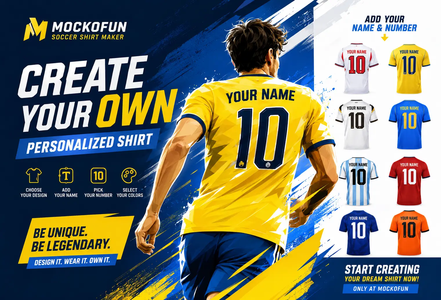 MockoFun Football Shirt Maker
