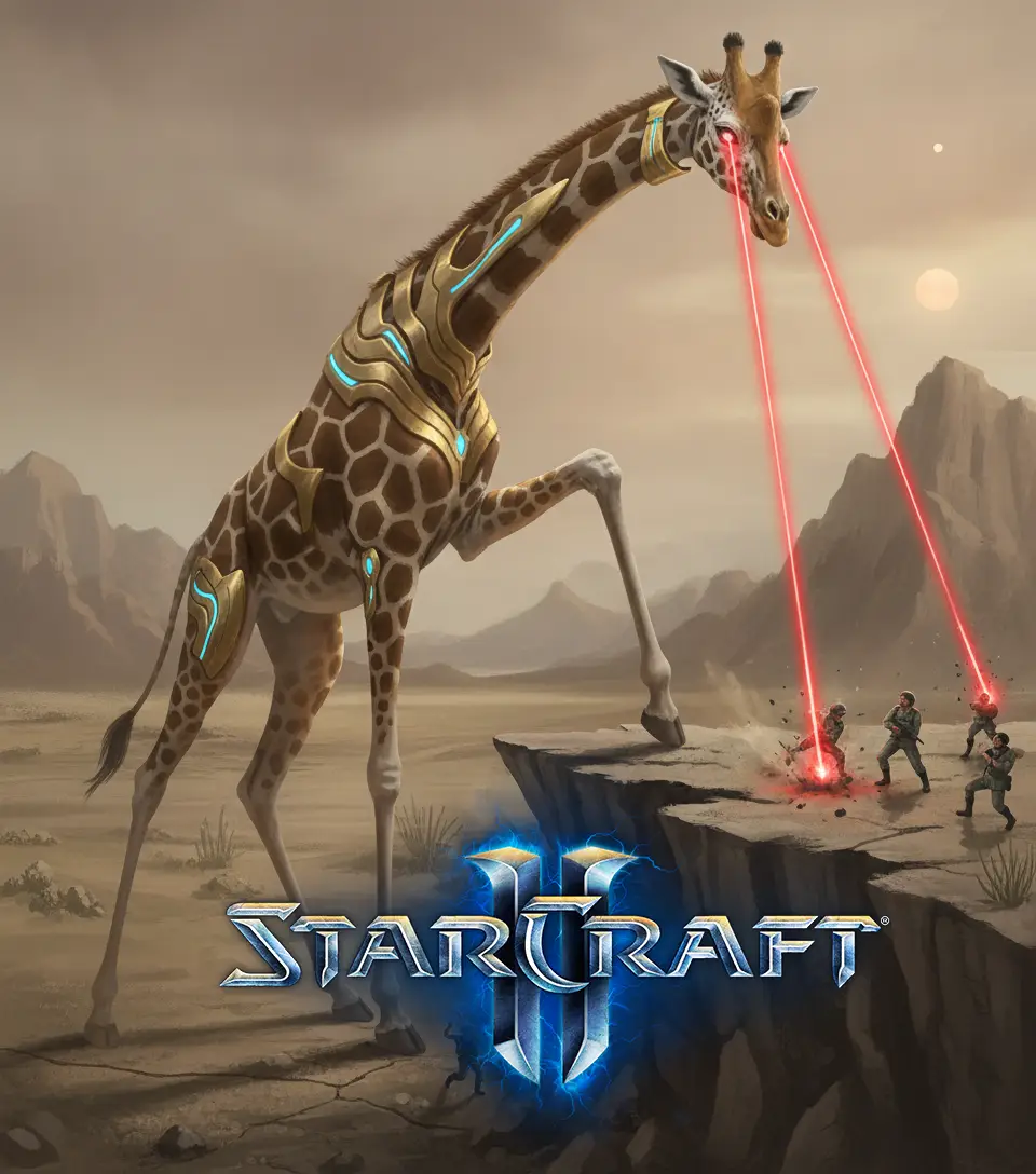 Starcraft 2 Colossus Laser Giraffes