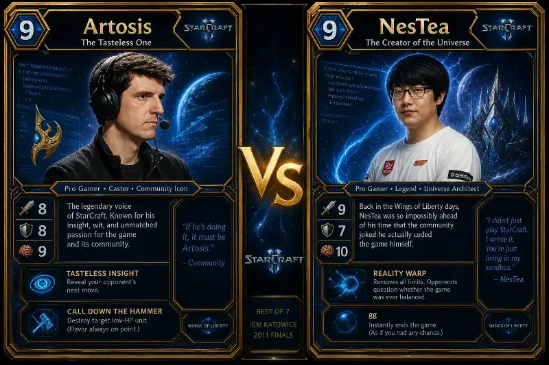Starcraft 2 Artosis vs NesTea