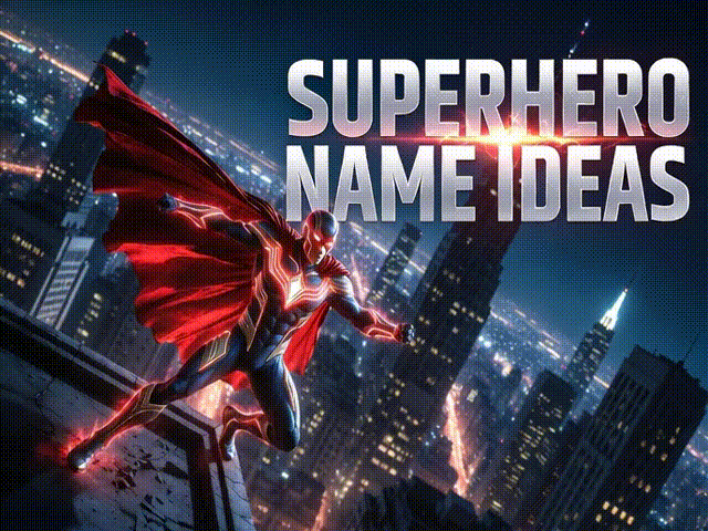 Male superhero name ideas for the hero in you